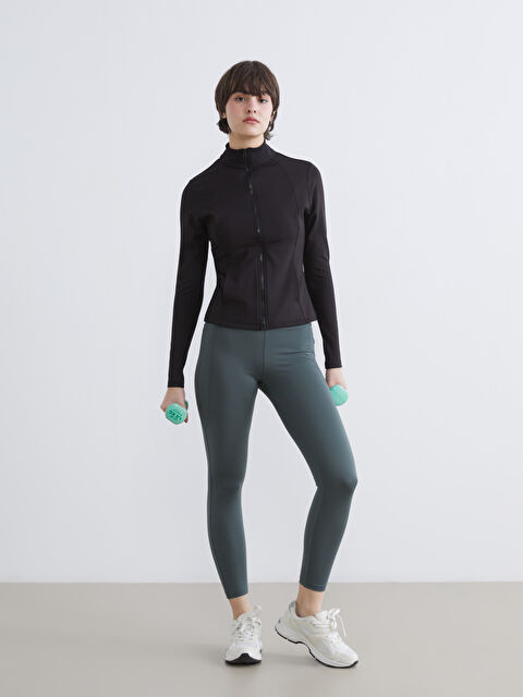 KOOR SPORT Yüksek Bel Cepli Kadın Spor Tayt - W5OM57Z8-HMP