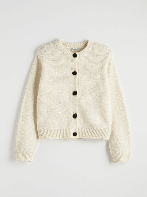 LCW Kids Triko Kız Çocuk Hırka - W5OM81Z4-FDU