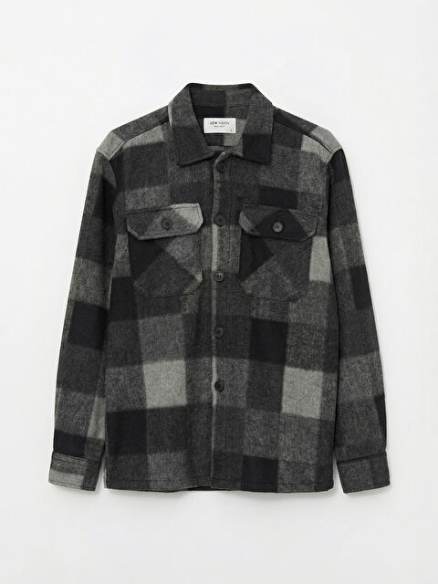 LCW Vision Regular Fit Erkek Gömlek Ceket - W5ON26Z8-LKN