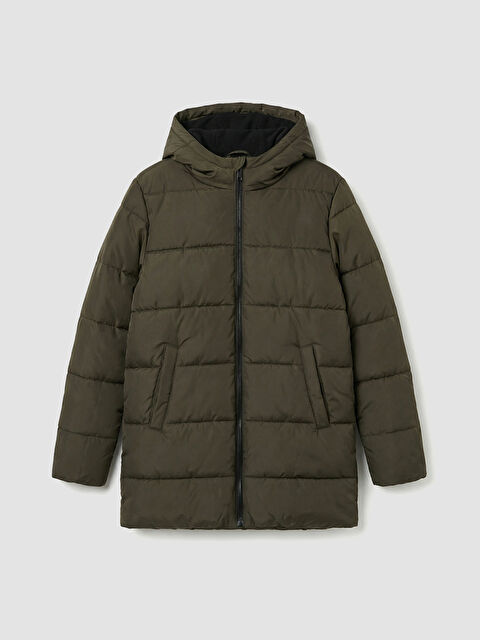 LCW ECO Kapüşonlu Kapitone Erkek Çocuk Mont - W5ON71Z4-ZQE