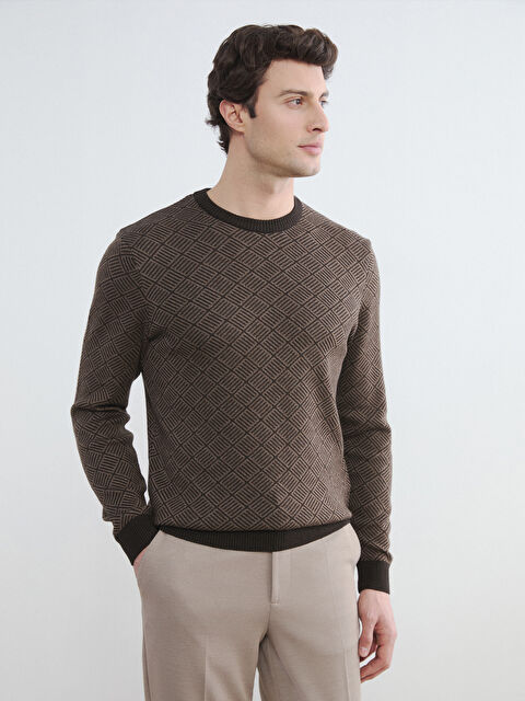 LCWAIKIKI Classic Bisiklet Yaka Erkek Triko Kazak - W5ON73Z8-34E