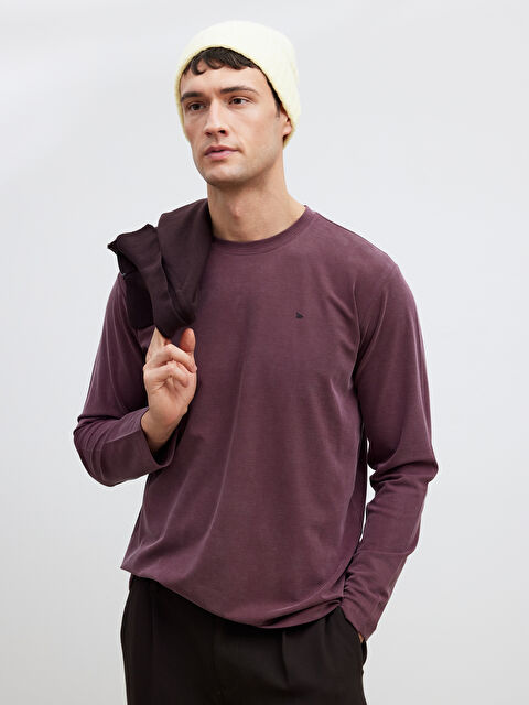 LCW Vision Bisiklet Yaka Erkek Sweatshirt - W5ON90Z8-CTH