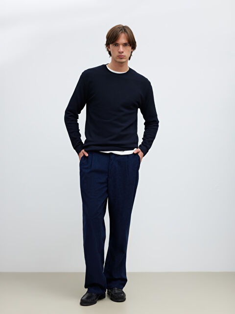 LCW Vision Rahat Kalıp Kadife Erkek Pantolon - W5ON92Z8-CRP