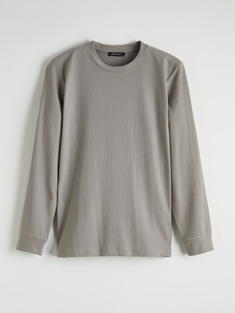 LCW Vision Bisiklet Yaka Erkek Sweatshirt - W5OO12Z8-CUZ