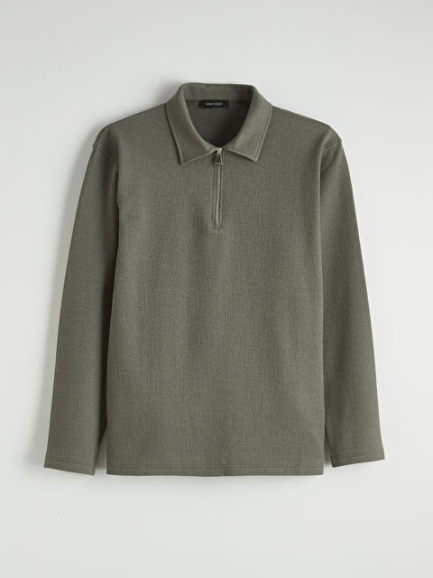 LCW Vision Polo Yaka Erkek Sweatshirt - W5OO19Z8-CX0