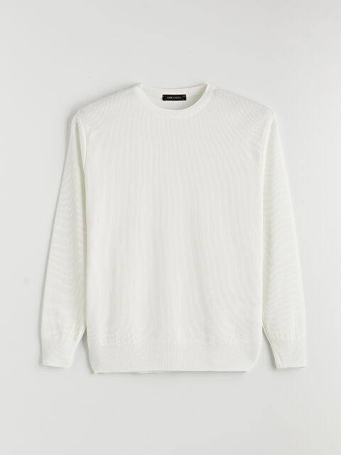 LCW Vision Bisiklet Yaka Fitilli Erkek Triko Kazak - W5OO21Z8-Q6K