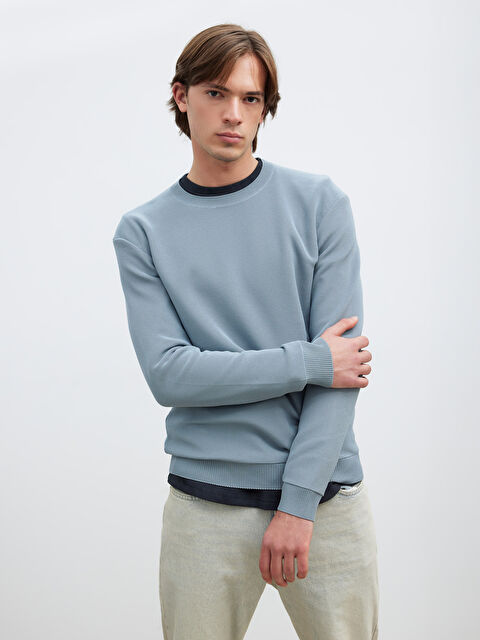 LCW Vision Bisiklet Yaka Erkek Triko Kazak - W5OO42Z8-CS6