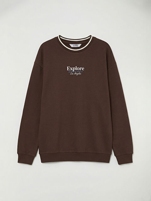 LCW Kids Los Angeles Baskılı Erkek Çocuk Sweatshirt - W5OO91Z4-HSK