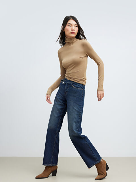 LCW Vision Wideleg Kadın Jean Pantolon - W5OP01Z8-344