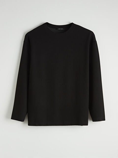 LCW Vision Bisiklet Yaka Erkek Sweatshirt - W5OP08Z8-CVL