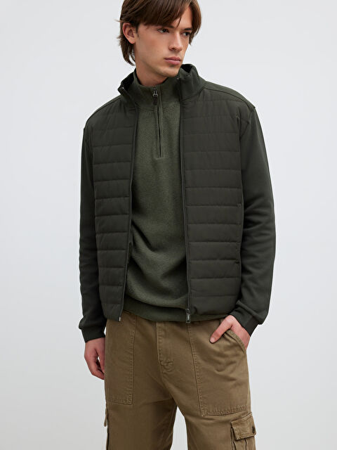 LCW Vision Standart Kalıp Dik Yaka Erkek Mont - W5OP94Z8-CRR