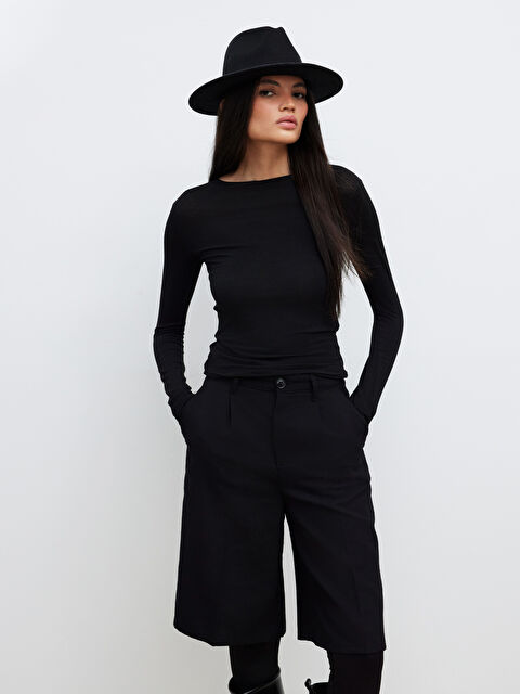 LCW Vision Bisiklet Yaka Kadın Body - W5OQ16Z8-CVL