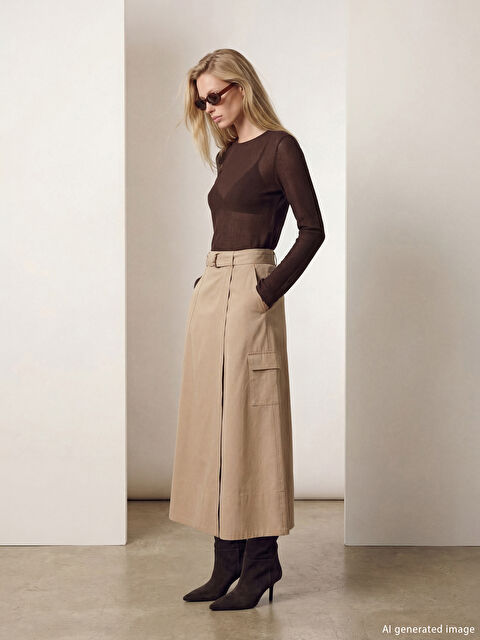 LCW Vision Bisiklet Yaka Kadın Body	 - W5OQ17Z8-J0W