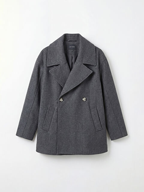 LCW Vision Kruvaze Yaka Kadın Kaşe Kaban - W5OQ18Z8-CZM