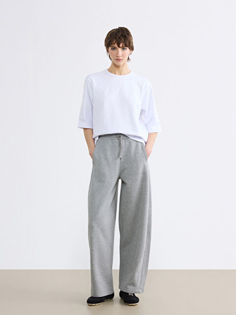 Soulife Beli Lastikli Kadın Kalın Eşofman Altı - W5OQ21Z8-CT3