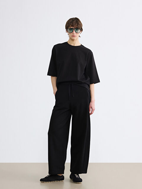 Soulife Beli Lastikli Kadın Kalın Eşofman Altı - W5OQ21Z8-CVL