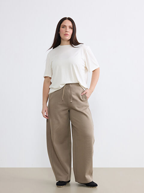 Soulife Beli Lastikli Kadın Kalın Eşofman Altı