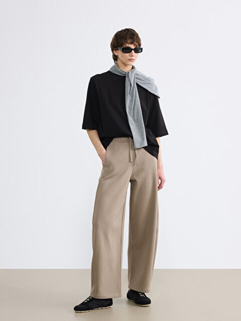 Soulife Beli Lastikli Kadın Kalın Eşofman Altı - W5OQ21Z8-D6H