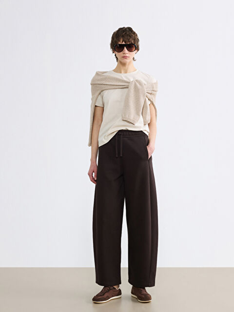 Soulife Beli Lastikli Kadın Kalın Eşofman Altı - W5OQ21Z8-J0V