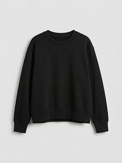 Natuvera Bisiklet Yaka Kadın Sweatshirt - W5OQ22Z8-UP7