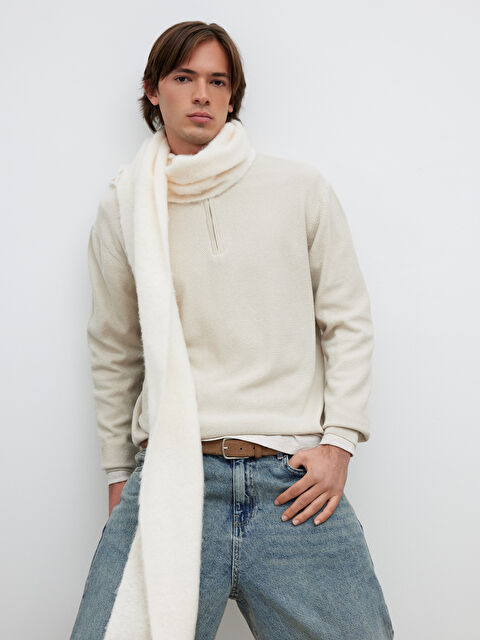 LCW Vision Dik Yaka Erkek Triko Kazak - W5OQ46Z8-CVP