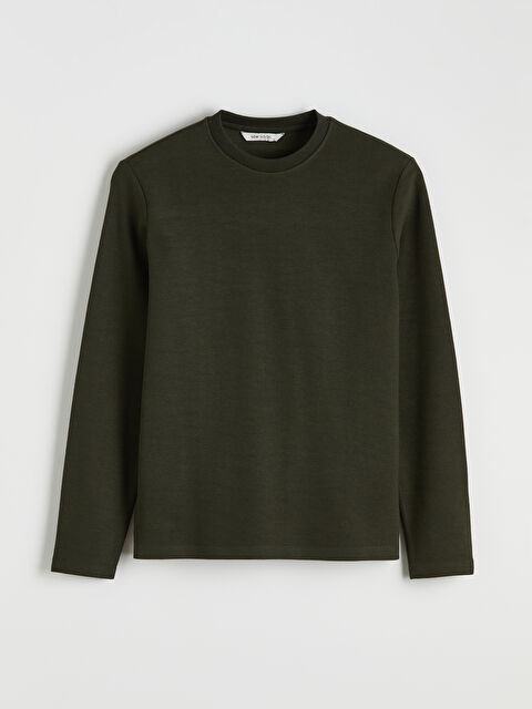 LCW Vision Bisiklet Yaka Uzun Kollu Erkek Tişört - W5OR87Z8-CRR