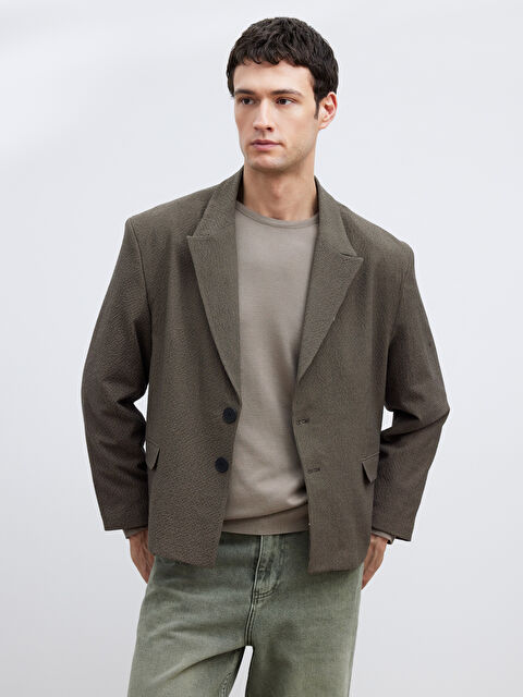 LCW Vision Standart Kalıp Erkek Blazer Ceket - W5OS32Z8-CT9