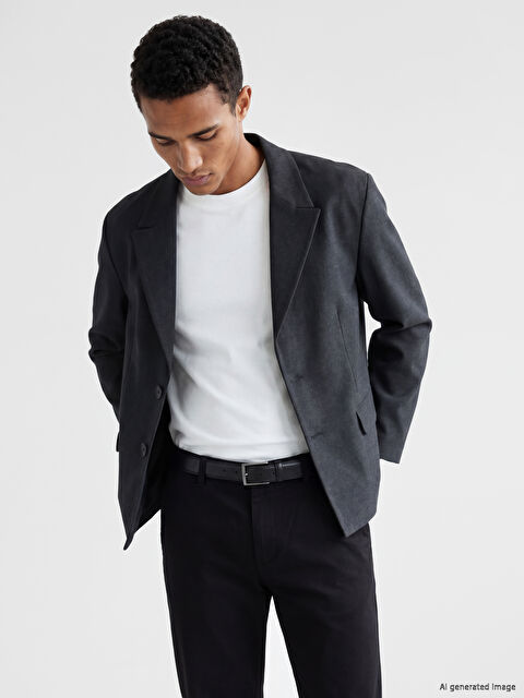 LCW Vision Standart Kalıp Erkek Blazer Ceket