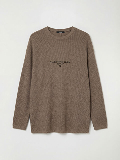 XSIDE Bisiklet Yaka Erkek Triko Kazak - W5OS33Z8-CR8