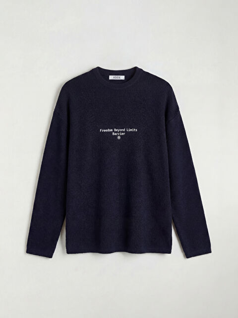 XSIDE Bisiklet Yaka Erkek Triko Kazak - W5OS33Z8-CRP