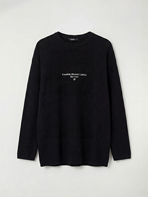 XSIDE Bisiklet Yaka Erkek Triko Kazak - W5OS33Z8-CVL