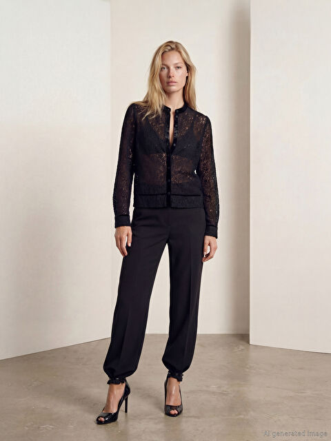 LCW Vision Hakim Yaka Dantelli Bluz - W5OS84Z8-CVL