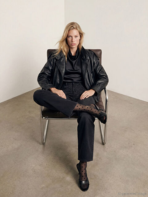 LCW Vision Straight Fit Taşlı Kadın Jean Pantolon - W5OS87Z8-CVL