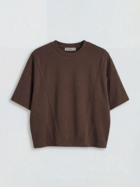 Natuvera Bisiklet Yaka Kadın Tişört - S6S622Z8-ZZ0