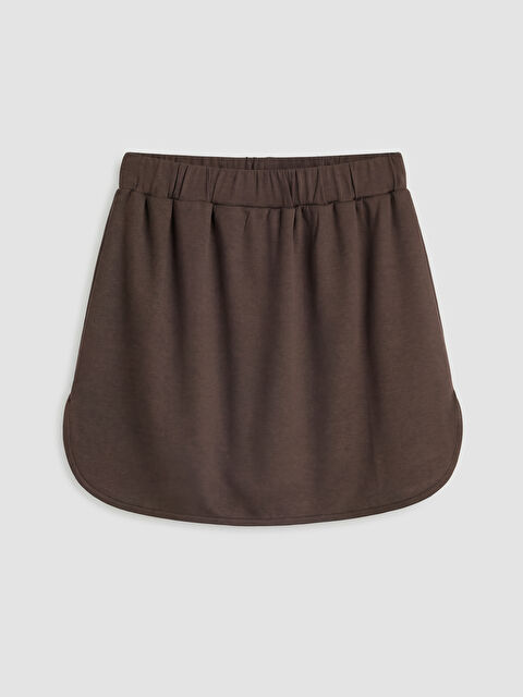 Natuvera Beli Lastikli Oval Kesim Mini Etek - S6S623Z8-ZZ0