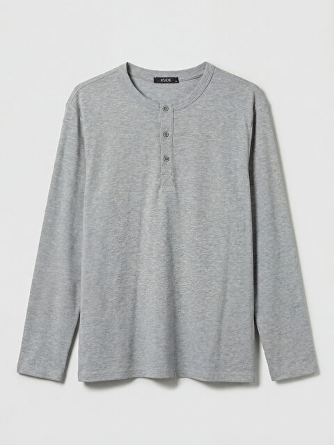 XSIDE Bisiklet Yaka Erkek Sweatshirt - S6S626Z8-LAL