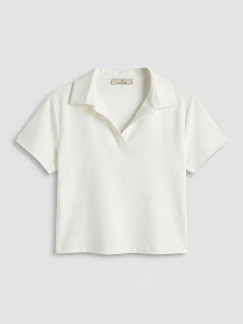 Natuvera Polo Yaka Kadın Tişört