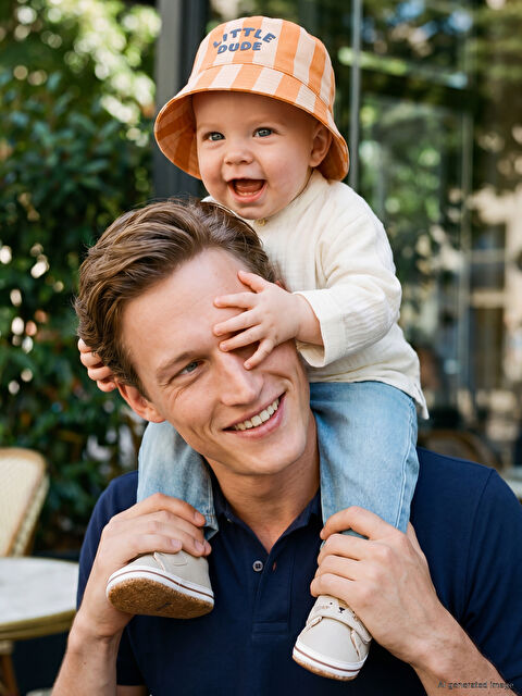 LCW baby Erkek Bebek Gömlek ve Pantolon Takım