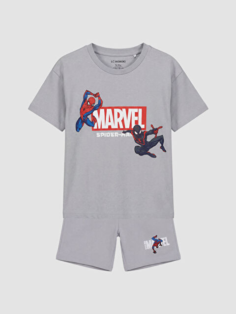 LCW Kids Spider-Man Baskılı Erkek Çocuk Takım