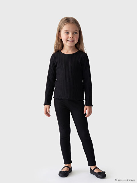 LCW Kids Fitilli Kız Çocuk Tayt