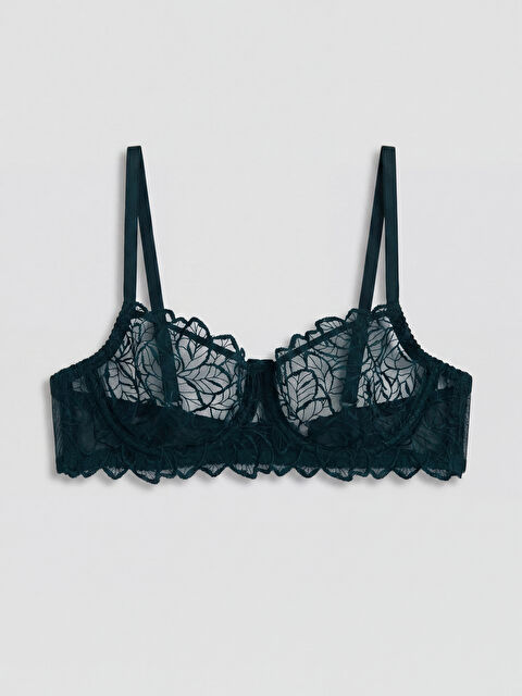 LCW DREAM Balenli Dolgusuz Dantelli Fantezi Tişört Sütyen