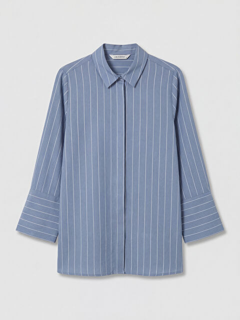LCW EVERYDAY Çizgili Kadın Gömlek Tunik - S6S834Z8-LGB