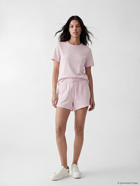 LCW Vision Beli Lastikli Kadın Şort