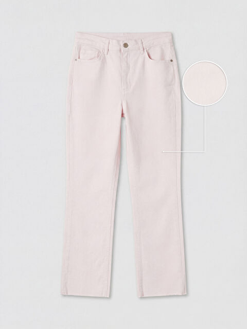 LCW Jeans Crop Flare Kadın Jean Pantolon