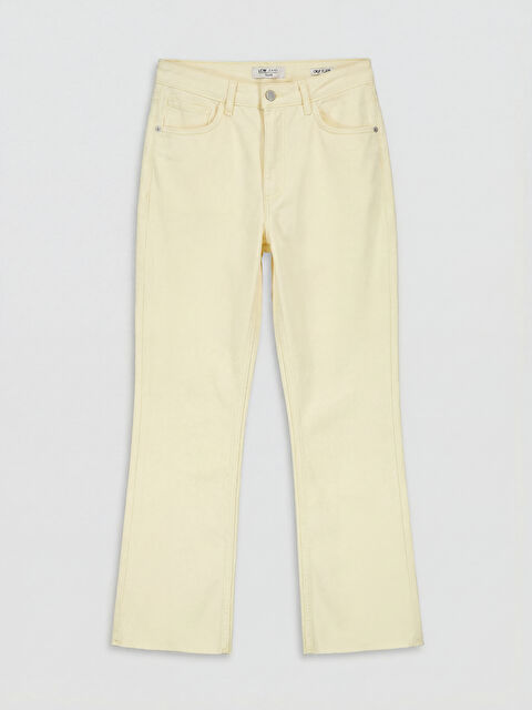 LCW Jeans Crop Flare Kadın Jean Pantolon