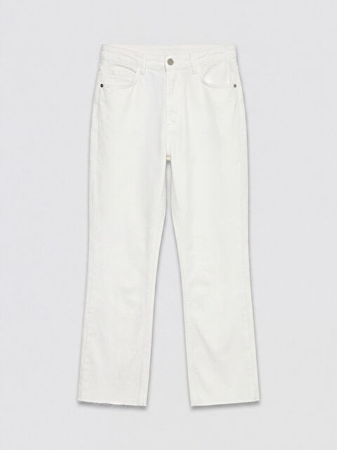 LCW Jeans Crop Flare Kadın Jean Pantolon
