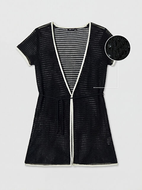 Soulife V Yaka Ajurlu Plaj Elbisesi