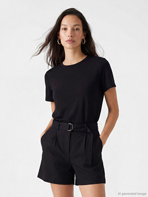 LCW EVERYDAY Bisiklet Yaka Kadın Tişört