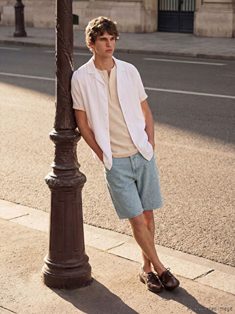 XSIDE Standart Kalıp Erkek Jean Şort