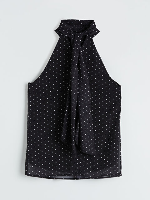 LCW Vision Halter Yaka Fularlı Puantiyeli Bluz - S6OO72Z8-LQJ